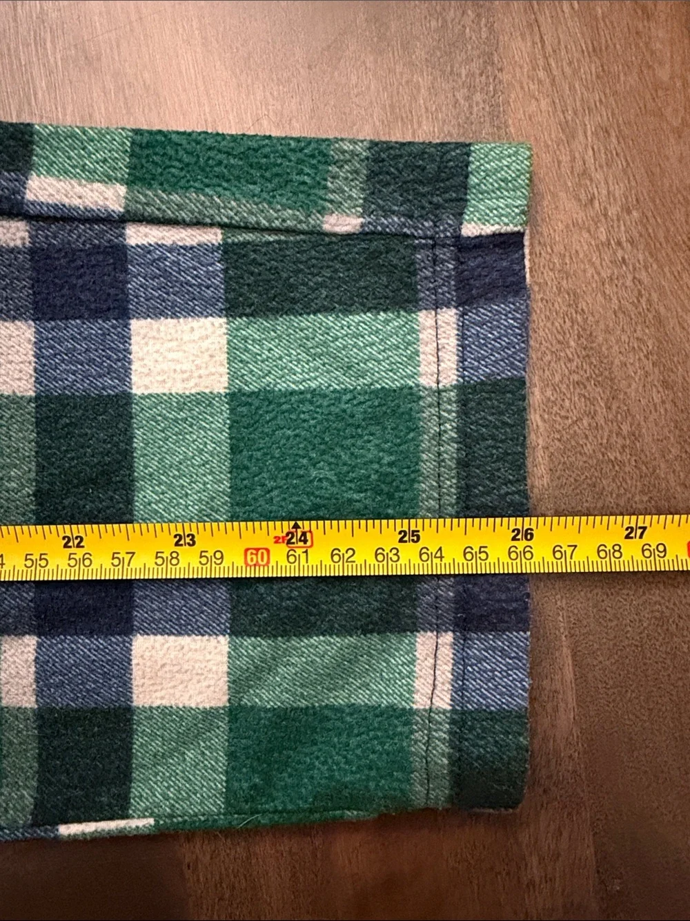 Tommy Hilfiger Kids Green and Navy Plaid Fleece Pajama Bottoms